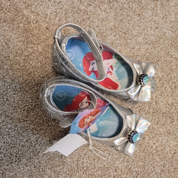 NWT Target Kids Glitter Heel Shoes Size 8 - Picture 3 of 8
